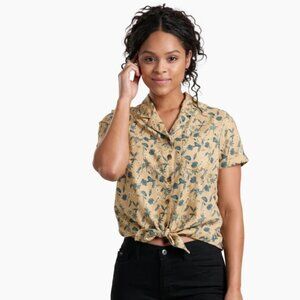 Kuhl Elsie Shirt in Honeycomb Floral (size L)